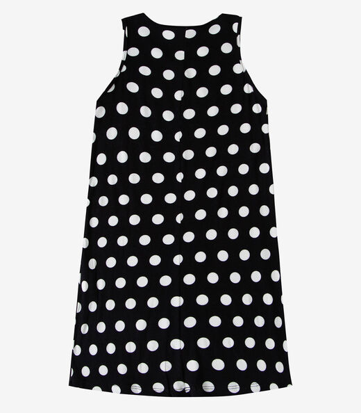 Vestido Infantil Feminino Estampado Select Preto