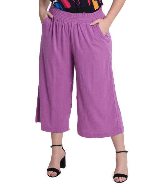 Image_Calça Pantacourt Feminina Plus Size Secret Glam Roxo