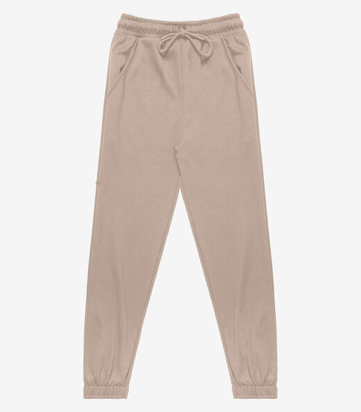 Calça Jogger Juvenil Masculina Minty Marrom