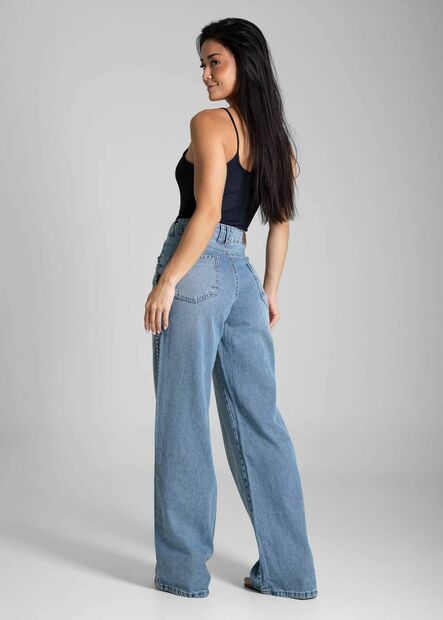 Calça Jeans Sawary Wide Leg - 282625