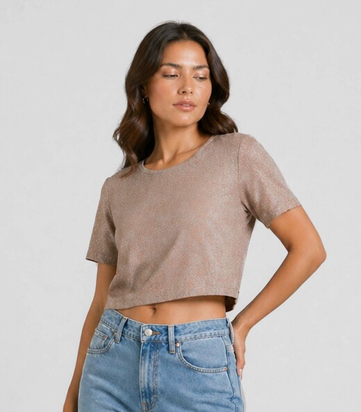 Image_Blusa Feminina Em Tecido Sideral Infinita Cor Marrom
