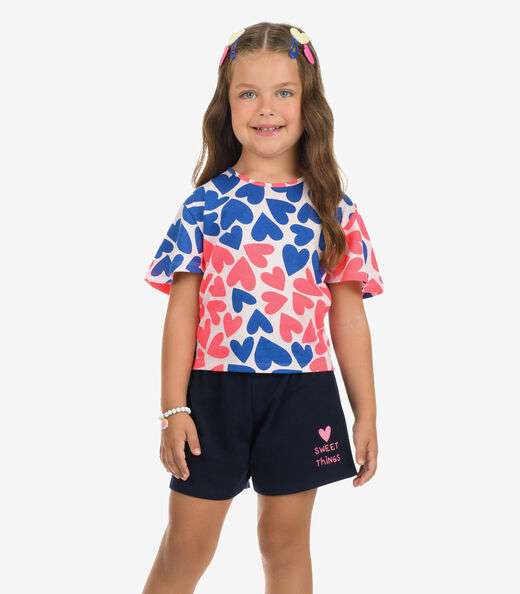Image_Conjunto Blusa com Shorts Meia Malha Rovi Kids Rosa