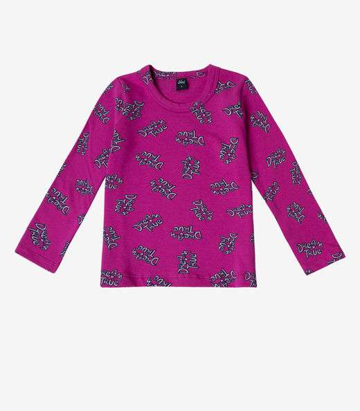 Pijama Infantil Feminino Select Rosa