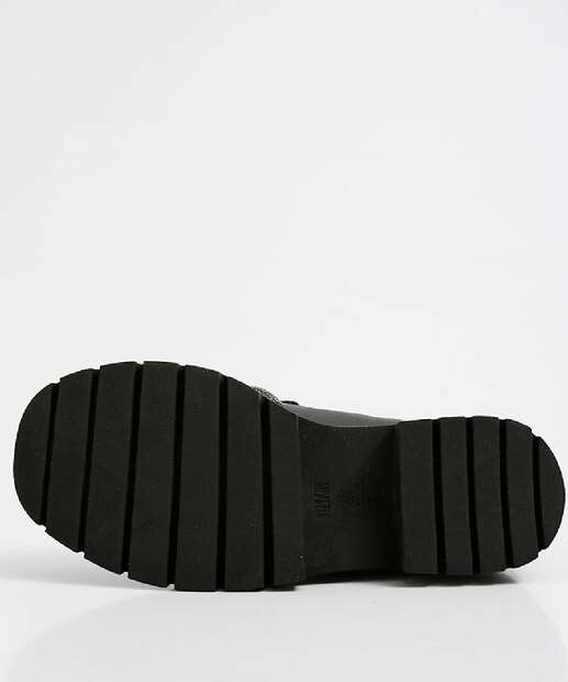 Mocassim Loafer Feminino Tratorado Strass Vizzano 