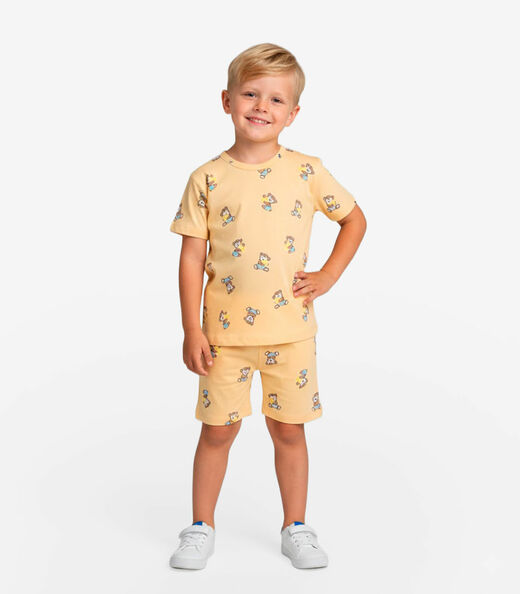 Image_Pijama Infantil Camiseta E Bermuda Select Amarelo