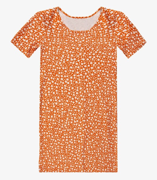 Vestido Feminino Estampado Select Laranja