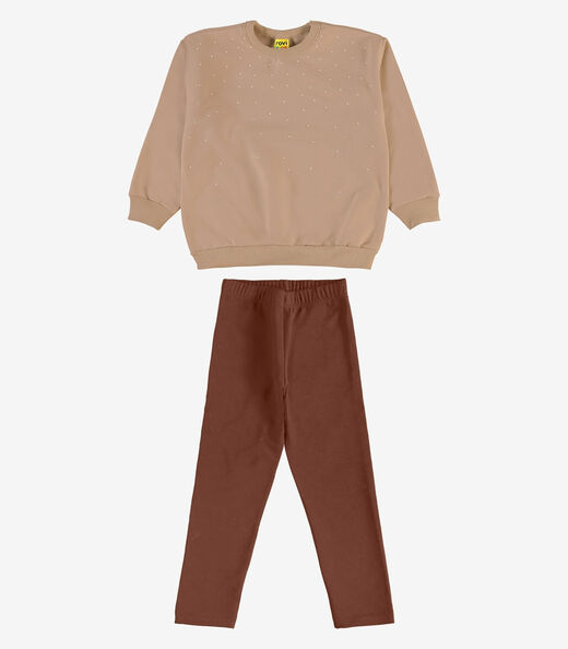 Image_Conjunto Blusão com Legging Rovi Kids Marrom