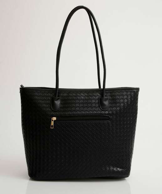 Bolsa De Ombro Tote Feminina Tressê Marisa Preto