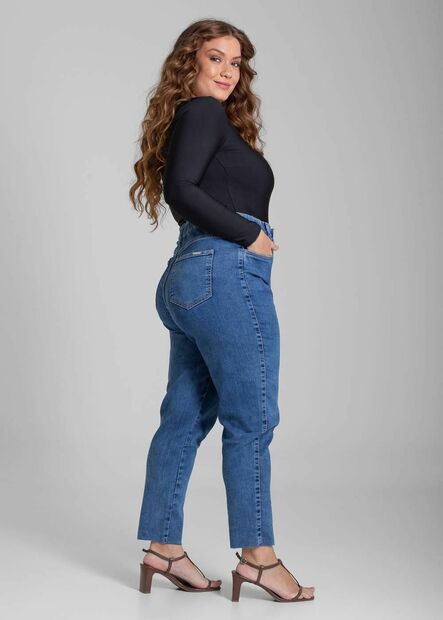 Calça Jeans Sawary Plus Size Mom - 282086