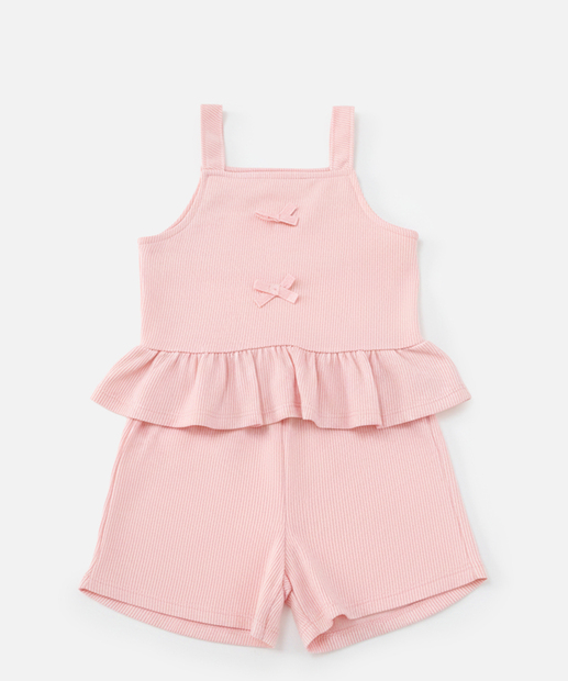 Image_Conjunto Infantil Canelado Lacinho Marisa Tam 1 a 3 Rosa