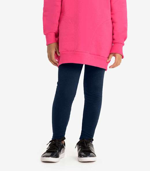 Legging Infantil Feminina Molecotton Rovitex Kids Azul