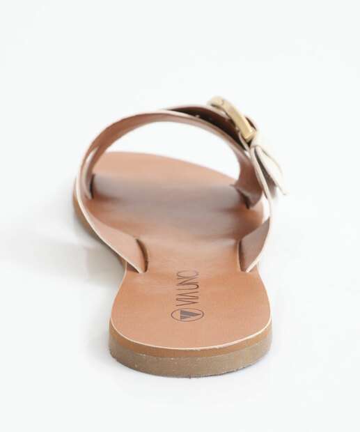 Rasteirinha Feminina Via Uno Off White