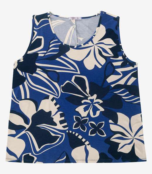 Regata Feminina Secret Glam em Viscotorcion Azul