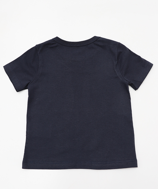 Camiseta Infantil Estampa Tubarão Marisa Tam 1 a 3 Azul