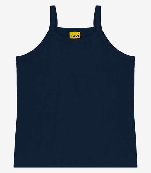 Regata De Alça Infantil Feminina Rovi Kids Azul