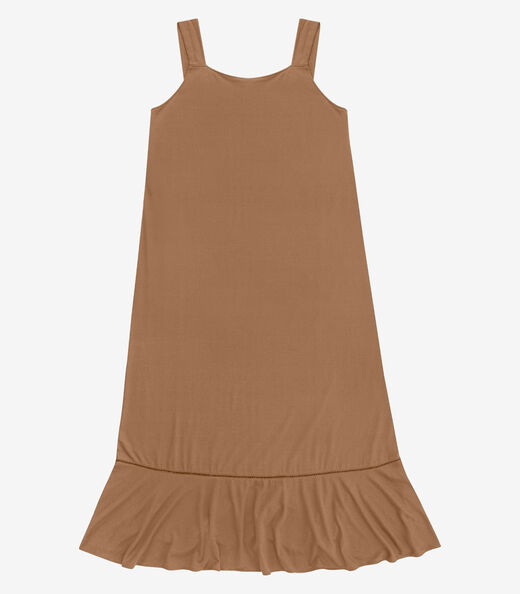 Image_Vestido Feminino Super Midi Viscose Secret Glam Marrom