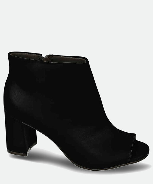 Bota Feminina Cano Curto Salto Grosso Bebecê