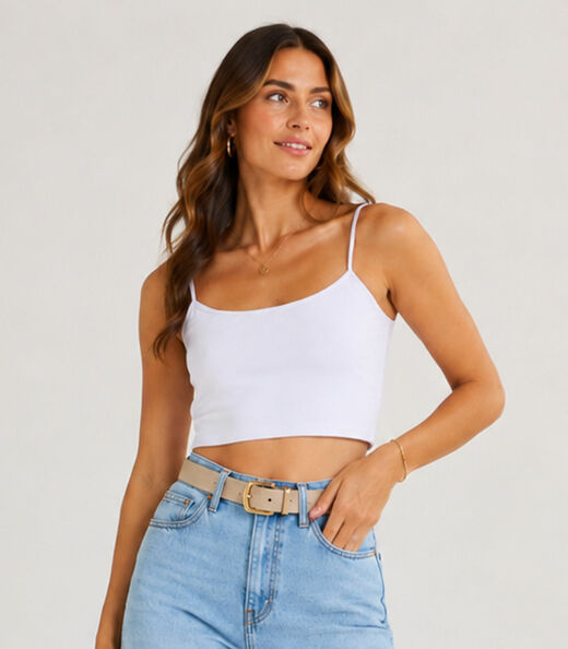 Image_Blusa de Alça Feminina Tecido Henera Infinita Cor Branco