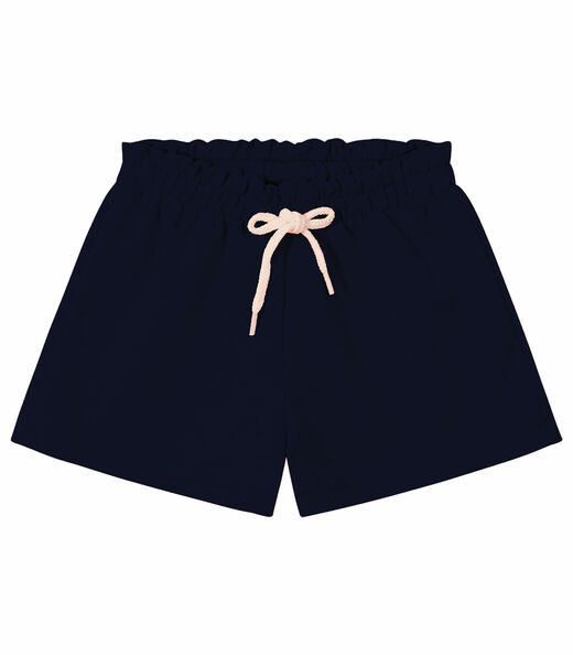 Shorts Infantil Feminino Moletinho Rovitex Kids Azul