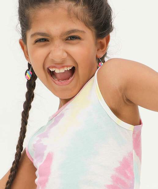 Vestido Infantil Tie Dye Marisa Tam 4 a 10