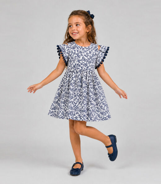 Vestido Infantil Leves Defeitos Rovi Kids Bege