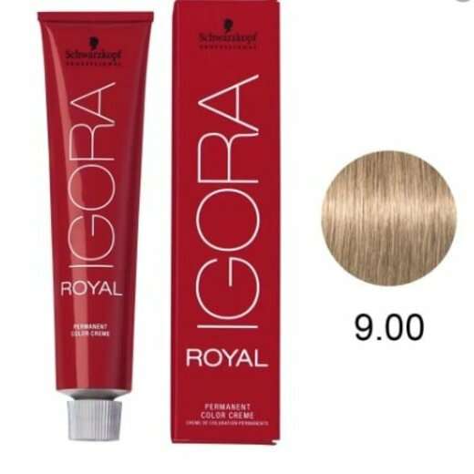 Image_Schwarzkopf Coloração Igora Royal 60ml 9.00 Louro Extra Claro Natural 60ml