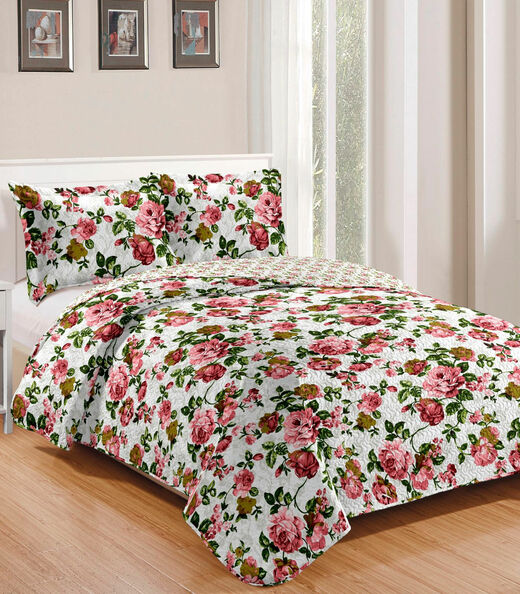 Image_Colcha Casal Bouti Patchwork Microfibra Rozac Branco