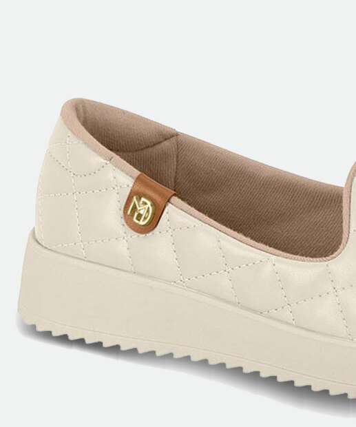 Tênis Feminino Slipper Matelassê Tratorado Modare