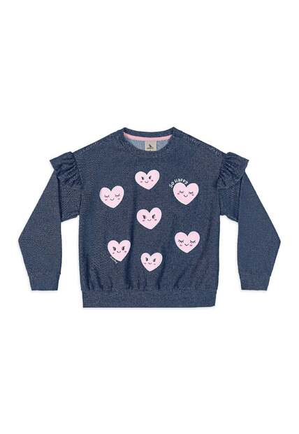 Conjunto Blusão Hearts Calça Legging Quimby