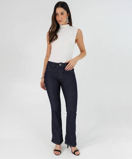 Blusa Feminina Gola Média Sem Manga Marisa Off White