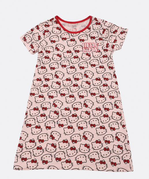 Image_Camisola Infantil Hello Kitty Tam 4 a 12 Rosa
