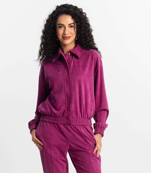 Image_Jaqueta Suede Feminina Rovitex Roxo