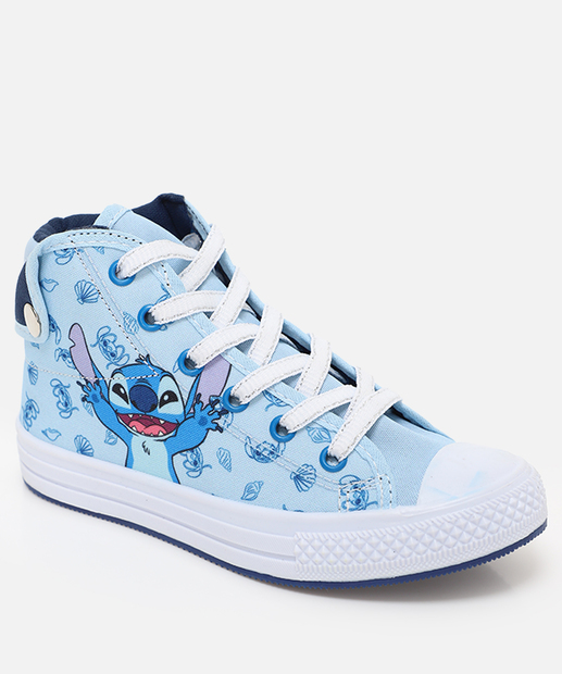 Image_Tênis Infantil Casual Estampa Stitch Azul