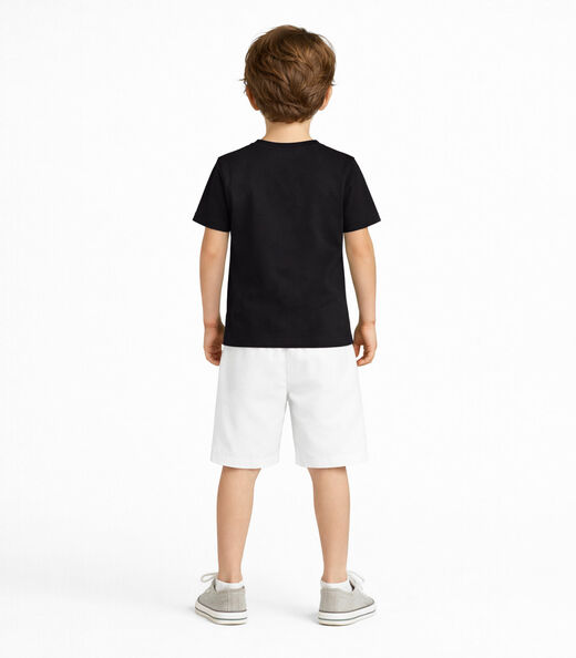 Conjunto Masculino Camiseta E Bermuda Select Bege