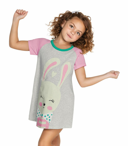 Camisola Infantil Coelhinho Trick Nick Cinza
