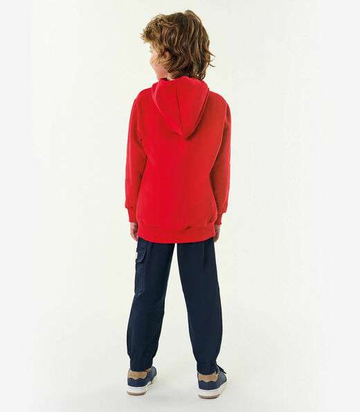 Conjunto Infantil Blusão Com Calça Trick Nick Vermelho
