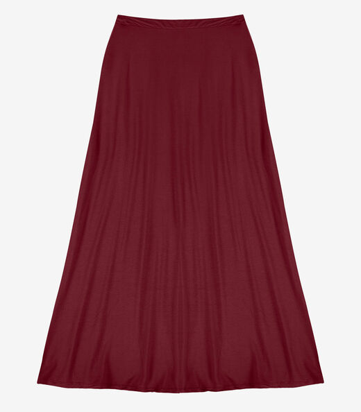 Saia Feminina Midi Evase Dianna Vermelho
